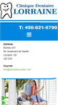 Mobile Screenshot of dentistelorraine.com